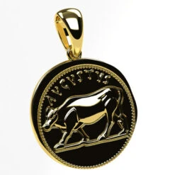 Médaille Romaine Antique -Vivalatina Boutiqe medailleromaineorjaune18carats3