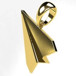 Pendentif Avion En Or