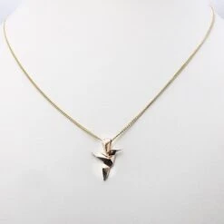 Collier & Pendentif Colibri En Or -Vivalatina Boutiqe pendentif colibri or 3 1