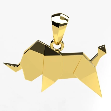 Pendentif Taureau En Or 5 Pendentif Taureau En Or – Image 3