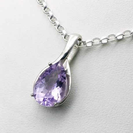 Pendentif Améthyste Or 18 Carats 4 Pendentif Améthyste Or 18 Carats – Image 2