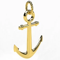 Pendentif Ancre De Marine 19 Pendentif Ancre De Marine -Vivalatina Boutiqe pendentif ancre or jaune 18 carats 2v2