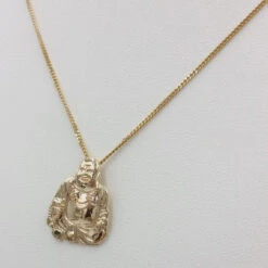 Pendentif Bouddha En Or -Vivalatina Boutiqe pendentif bouddha or 3