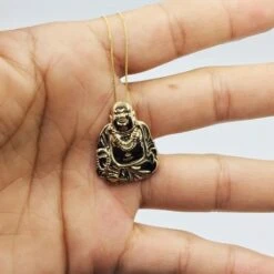 Pendentif Bouddha En Or -Vivalatina Boutiqe pendentif bouddha or 4