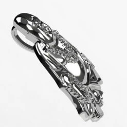 Pendentif Bouddha En Or -Vivalatina Boutiqe pendentif bouddha or blanc 18 carats 3 Copy