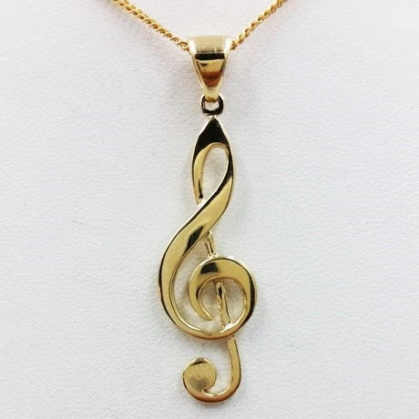 Pendentif Clé De Sol En Or 4 Pendentif Clé De Sol En Or – Image 2