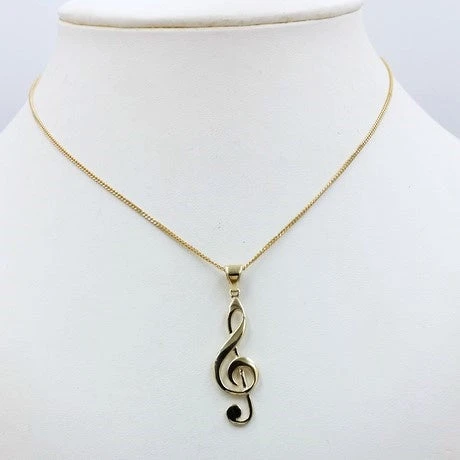 Pendentif Clé De Sol En Or 5 Pendentif Clé De Sol En Or – Image 3