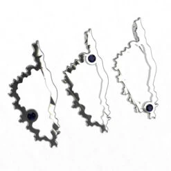 Pendentif Corse En Argent