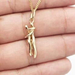 Pendentif Couple Amoureux -Vivalatina Boutiqe pendentif couple amoureux or 7