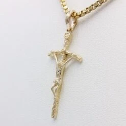 Pendentif Croix Christ En Or -Vivalatina Boutiqe pendentif croix christ or 8