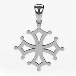 Pendentif Croix Occitane En Or