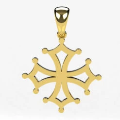 Pendentif Croix Occitane En Or 27 Pendentif Croix Occitane En Or -Vivalatina Boutiqe pendentif croix occitane or jaune 18 carats Copy