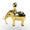 Collier Pendentif Élephant Or -Vivalatina Boutiqe pendentif elephant or jaune 18 carats
