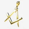Pendentif Franc-maçon En Or 2 Pendentif Franc-maçon En Or -Vivalatina Boutiqe pendentif franc macon discret or 1