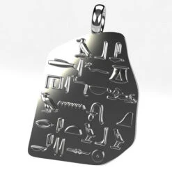 Pendentif Hiéroglyphe Égyptien