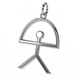 Pendentif Indalo En Or 13 Pendentif Indalo En Or -Vivalatina Boutiqe pendentif indalo or blanc 18 carats 2 Copy