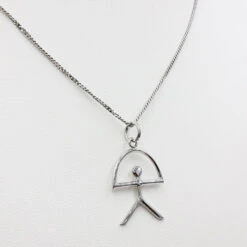 Pendentif Indalo En Or 16 Pendentif Indalo En Or -Vivalatina Boutiqe pendentif indalo or blanc 18 carats 4