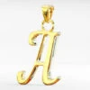 Pendentif Lettre Initiale En Or 18 Carats -Vivalatina Boutiqe pendentif lettre A en or Copy