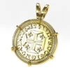Pendentif Pièce De Monnaie En Or -Vivalatina Boutiqe pendentif piece de monnaie en or Copy
