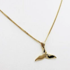 Pendentif Queue De Baleine En Or -Vivalatina Boutiqe pendentif queue baleine or 1