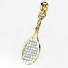 Pendentif Raquette De Tennis En Or -Vivalatina Boutiqe pendentif raquette tennis or jaune 18 carats Copy