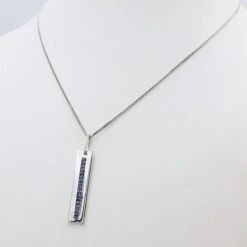 Pendentif Saphir Pour Homme 14 Pendentif Saphir Pour Homme -Vivalatina Boutiqe pendentif rectangle saphirs bleus homme 2