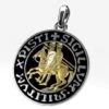 Pendentif Templier En Or 1 Pendentif Templier En Or -Vivalatina Boutiqe pendentif sceau templier argent or 2