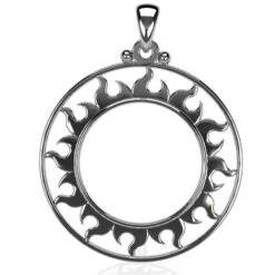 Pendentif Soleil En Or -Vivalatina Boutiqe pendentif soleil or blanc 18 carats Copy