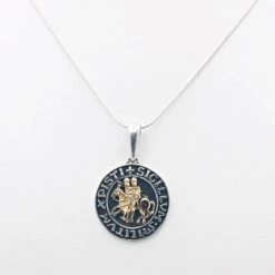 Pendentif Templier En Or 33 Pendentif Templier En Or -Vivalatina Boutiqe pendentif templier argent 5