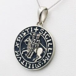 Pendentif Templier En Or 28 Pendentif Templier En Or -Vivalatina Boutiqe pendentif templier or blanc 4