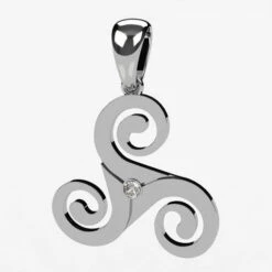 Pendentif Triskel En Or