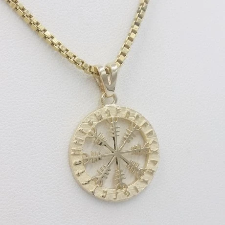 Pendentif Viking Vegvisir En Or 11 Pendentif Viking Vegvisir En Or – Image 9