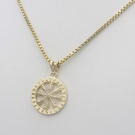 Pendentif Viking Vegvisir En Or 13 Pendentif Viking Vegvisir En Or – Image 11
