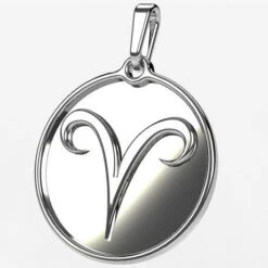 Pendentif Signe Astrologique Du Zodiaque En Or 29 Pendentif Signe Astrologique Du Zodiaque En Or -Vivalatina Boutiqe pendentif zodiaque belier or blanc 18 carats