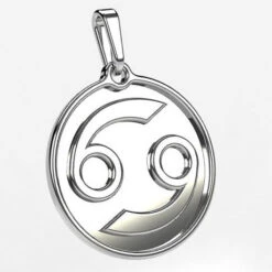 Pendentif Signe Astrologique Du Zodiaque En Or 31 Pendentif Signe Astrologique Du Zodiaque En Or -Vivalatina Boutiqe pendentif zodiaque cancer or blanc 18 carats 2 Copy