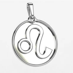 Pendentif Signe Astrologique Du Zodiaque En Or 37 Pendentif Signe Astrologique Du Zodiaque En Or -Vivalatina Boutiqe pendentif zodiaque lion or blanc 18 carats 2 Copy