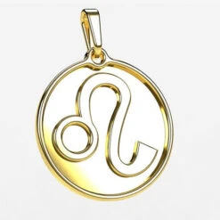 Pendentif Signe Astrologique Du Zodiaque En Or 38 Pendentif Signe Astrologique Du Zodiaque En Or -Vivalatina Boutiqe pendentif zodiaque lion or jaune 18 carats 1 Copy