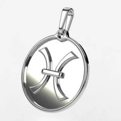 Pendentif Signe Astrologique Du Zodiaque En Or 39 Pendentif Signe Astrologique Du Zodiaque En Or -Vivalatina Boutiqe pendentif zodiaque poisson or blanc 18 carats 2 Copy