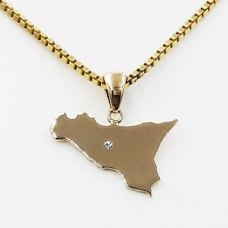 Collier Pendentif Sicile 4 Collier Pendentif Sicile – Image 2