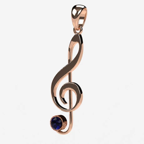 Pendentif Clé De Sol En Or 21 Pendentif Clé De Sol En Or – Image 19