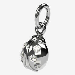 Pendentif Coccinelle En Or 19 Pendentif Coccinelle En Or -Vivalatina Boutiqe pendentifcoccinelleorblanc18carats