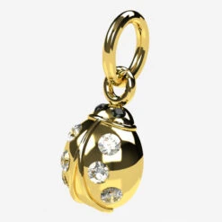 Pendentif Coccinelle En Or 22 Pendentif Coccinelle En Or -Vivalatina Boutiqe pendentifcoccinelleorjaune18carats