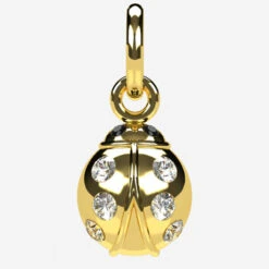 Pendentif Coccinelle En Or 20 Pendentif Coccinelle En Or -Vivalatina Boutiqe pendentifcoccinelleorjaune18carats2
