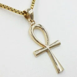 Pendentif Croix De Vie Egyptienne En Or 24 Pendentif Croix De Vie Egyptienne En Or -Vivalatina Boutiqe pendentifcroixankhegyptienneenorjaune18carats 3