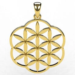 Pendentif Fleur De Vie En Or 19 Pendentif Fleur De Vie En Or -Vivalatina Boutiqe pendentiffleurdevieorjaune18carats2 Copy