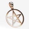 Pendentif Pentacle En Or -Vivalatina Boutiqe pendentifpentacleorrose18carats3