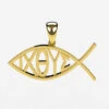 Pendentif Poisson Chrétien ICHTUS 2 Pendentif Poisson Chrétien ICHTUS -Vivalatina Boutiqe pendentifpoissonchristichtusorjaune18carats3