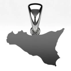 Collier Pendentif Sicile 17 Collier Pendentif Sicile -Vivalatina Boutiqe pendentifsicileorblanc18caratstaille12 Copy