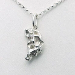 Pendentif Pépite D'Argent 18 Pendentif Pépite D'Argent -Vivalatina Boutiqe pepite argent 4